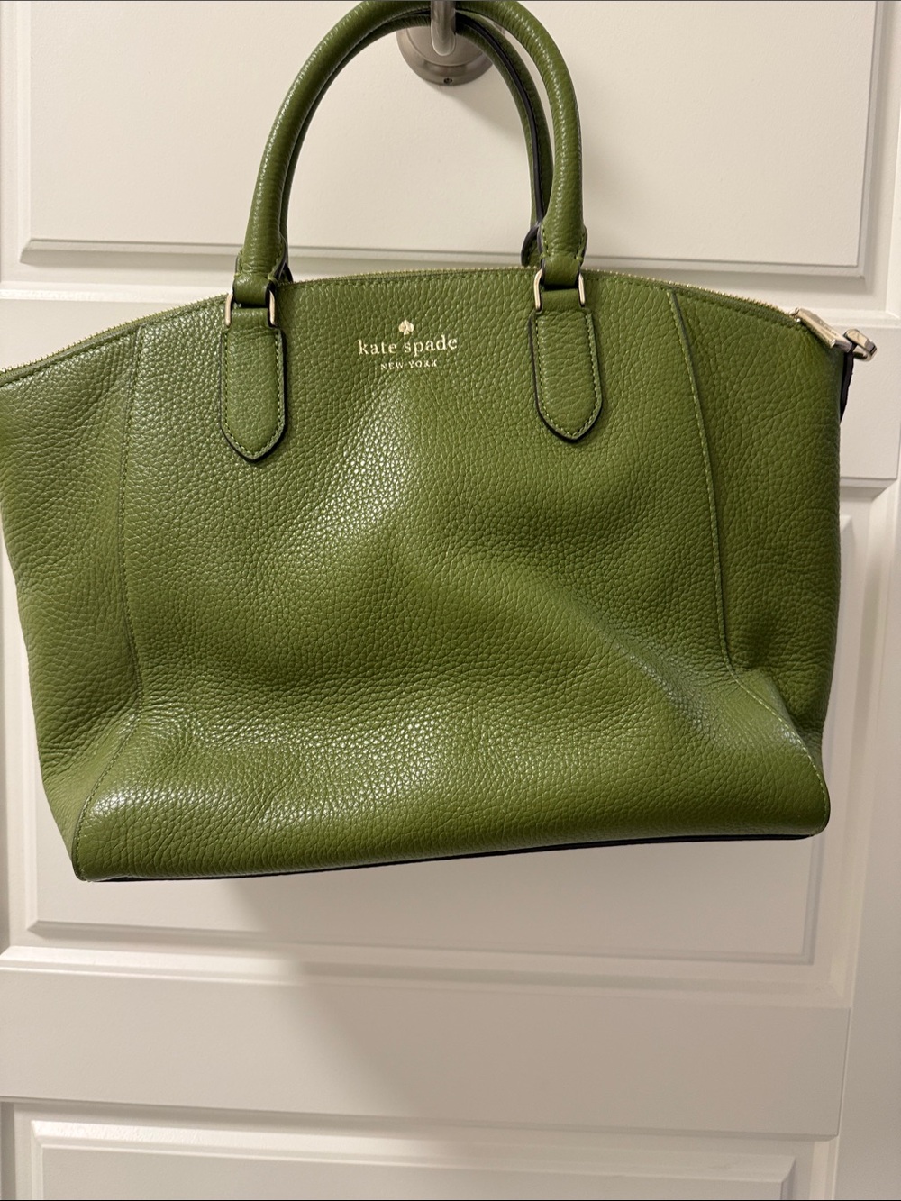 Kate Spade Parker Medium Satchel in Kelp Forest Green